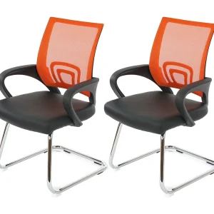 Afragola vergaderstoel (set van 2), oranje Afragola vergaderstoel (set van 2), oranje