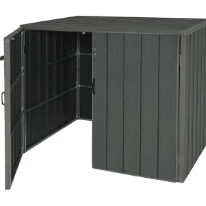 2-/4 WPC vuilnisbakbekleding MCW-J28,  grijs