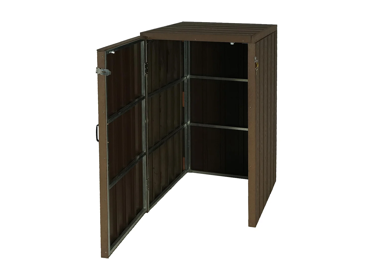 1 WPC vuilnisbakbekleding MCW-J28,  bruin