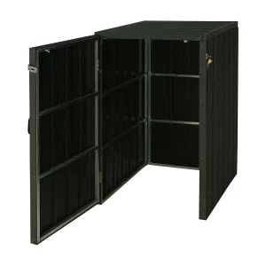 1/2 WPC vuilnisbakbekleding MCW-J28, antraciet 1/2 WPC vuilnisbakbekleding MCW-J28, antraciet