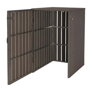 1/2 WPC vuilnisbakbekleding MCW-J28, grijs 1/2 WPC vuilnisbakbekleding MCW-J28, grijs