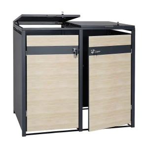 2-bins voering MCW-J82, beukenhout look lichtbruin 2-bins voering MCW-J82, beukenhout look lichtbruin
