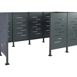 Afvalemmerhek MCW-J55 metaal, antraciet Afvalemmerhek MCW-J55 metaal, antraciet