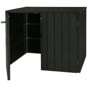2-/4 WPC vuilnisbakbekleding MCW-J28,  antraciet