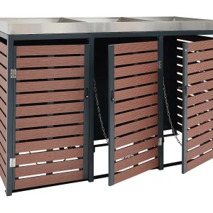 2-zits/4-zits vuilnisbakbekleding MCW-K14, walnoot hout look 2-zits/4-zits vuilnisbakbekleding MCW-K14, walnoot hout look