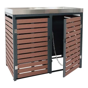 2-bins voering MCW-K14, walnoot houtlook 2-bins voering MCW-K14, walnoot houtlook