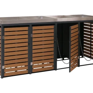 4-bin voering MCW-K14, teak look 4-bin voering MCW-K14, teak look