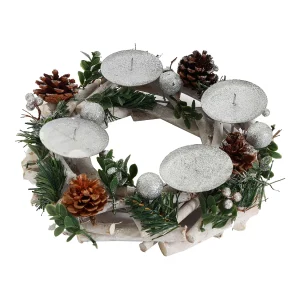 Adventskrans MCW-M12 met kaarsen, zonder kaarsen Adventskrans MCW-M12 met kaarsen, zonder kaarsen