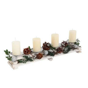 Adventsarrangement MCW-M12 met kaarsen, met kaarsen Adventsarrangement MCW-M12 met kaarsen, met kaarsen
