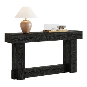 160 cm brede consoletafel in boerderijstijl, bijzettafel met twee niveaus achter de bank, smalle lange haltafel 160 cm brede consoletafel in boerderijstijl, bijzettafel met twee niveaus achter de bank, smalle lange haltafel