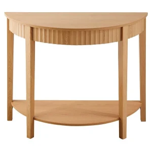 Afgeronde console met golfeffect en 2 niveaus, hoogte 76 cm – BOLOGNE Afgeronde console met golfeffect en 2 niveaus, hoogte 76 cm – BOLOGNE