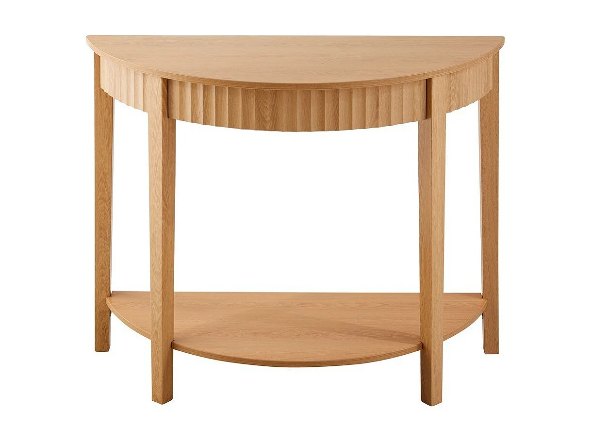 Afgeronde console met golfeffect en 2 niveaus, hoogte 76 cm – BOLOGNE