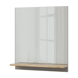 Badkamerspiegelkast grijs 60x14x67 marelle