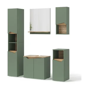 Badkamermeubelset groen/kunstzinnig 60x35x57 marelle Badkamermeubelset groen/kunstzinnig 60x35x57 marelle