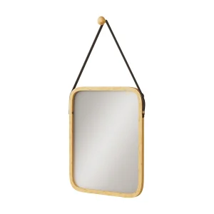 Badkamerspiegel bamboe 34×1.5×41.5 mirno Badkamerspiegel bamboe 34×1.5×41.5 mirno