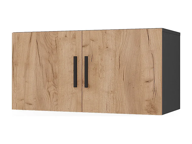 Aanbouwmodule antraciet/gouden eik 80x37x40 ingo