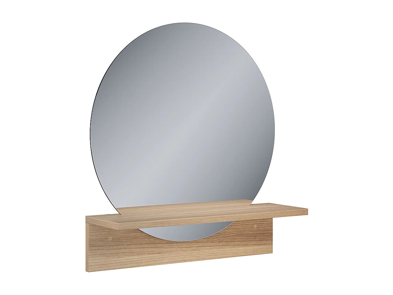 Badkamerspiegel krachtige eik goud 50x15x54.5 elyra