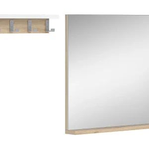 Badkamerspiegel wit 50x8x51.6 henri Badkamerspiegel wit 50x8x51.6 henri
