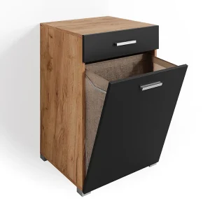 Badkamerkast antraciet 50x45x78.5 matteo Badkamerkast antraciet 50x45x78.5 matteo