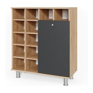 Badkamerkast antraciet 78.4x34x91.6 fynn Badkamerkast antraciet 78.4x34x91.6 fynn