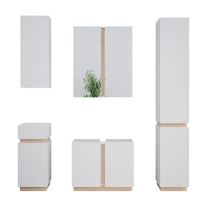 Badkamermeubelset wit 70x34x55 gloria Badkamermeubelset wit 70x34x55 gloria