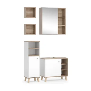 Badkamermeubel set wit 62x32x54 senyo Badkamermeubel set wit 62x32x54 senyo