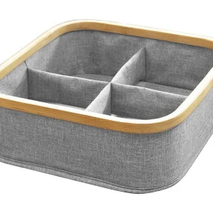 Bamboe frame mand 4 compartimenten