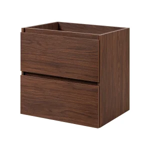 Badkamerkastje voor wandmontage, kleur: eiken-walnoot, 60 x 46 x 60,7 cm, zonder deksel Badkamerkastje voor wandmontage, kleur: eiken-walnoot, 60 x 46 x 60,7 cm, zonder deksel