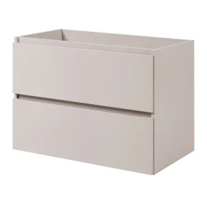 Badkamerkastje voor wandmontage, kleur: kasjmier, 80 x 46 x 60,7 cm, zonder deksel Badkamerkastje voor wandmontage, kleur: kasjmier, 80 x 46 x 60,7 cm, zonder deksel