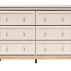 AX LIVING Ladekast Nymphen Cashmere 6 Lades MDF Eiken Poten