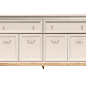 AX LIVING Dressoir Nymphen Cashmere 2 Lades 4 Deuren MDF Eiken Poten