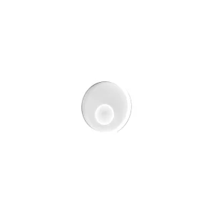 Applique LED Melania 30W blanche, 1600lm, lumière naturelle 4000K, aluminium et méthacrylate satiné, d.30cm