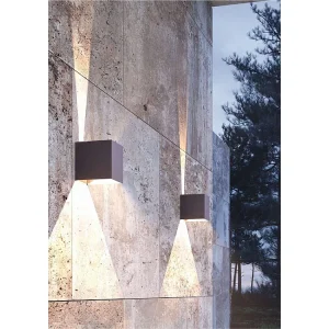 Applique murale LED blanche IP54 6,8W à ailettes orientables 4000k Applique murale LED blanche IP54 6,8W à ailettes orientables 4000k
