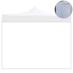3x2m witte waterdichte zijkap, vervanging voor Market-Pro opvouwbare gazebo 3x2m witte waterdichte zijkap, vervanging voor Market-Pro opvouwbare gazebo
