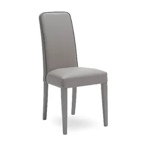 Anita Chaise en éco-cuir gris foncé 2 pcs Anita Chaise en éco-cuir gris foncé 2 pcs