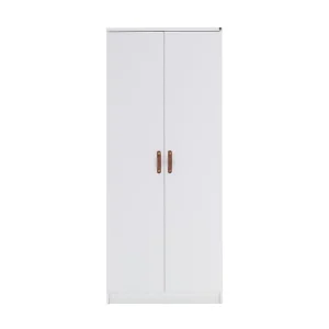 2-deurs kledingkast wit 204.1×84.4×53.2cm 2-deurs kledingkast wit 204.1×84.4×53.2cm