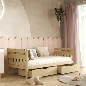 90×200 bed inclusief lattenbodem en laden Tosia Bois