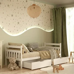 90×200 bed inclusief lattenbodem en laden David White