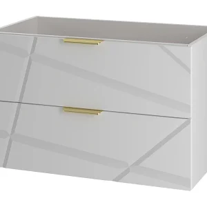 Meuble onder-wastafel 80cm Aurora Wit Meuble onder-wastafel 80cm Aurora Wit
