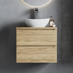 Onderkast 60cm plan de toilette Viggo Hout Onderkast 60cm plan de toilette Viggo Hout