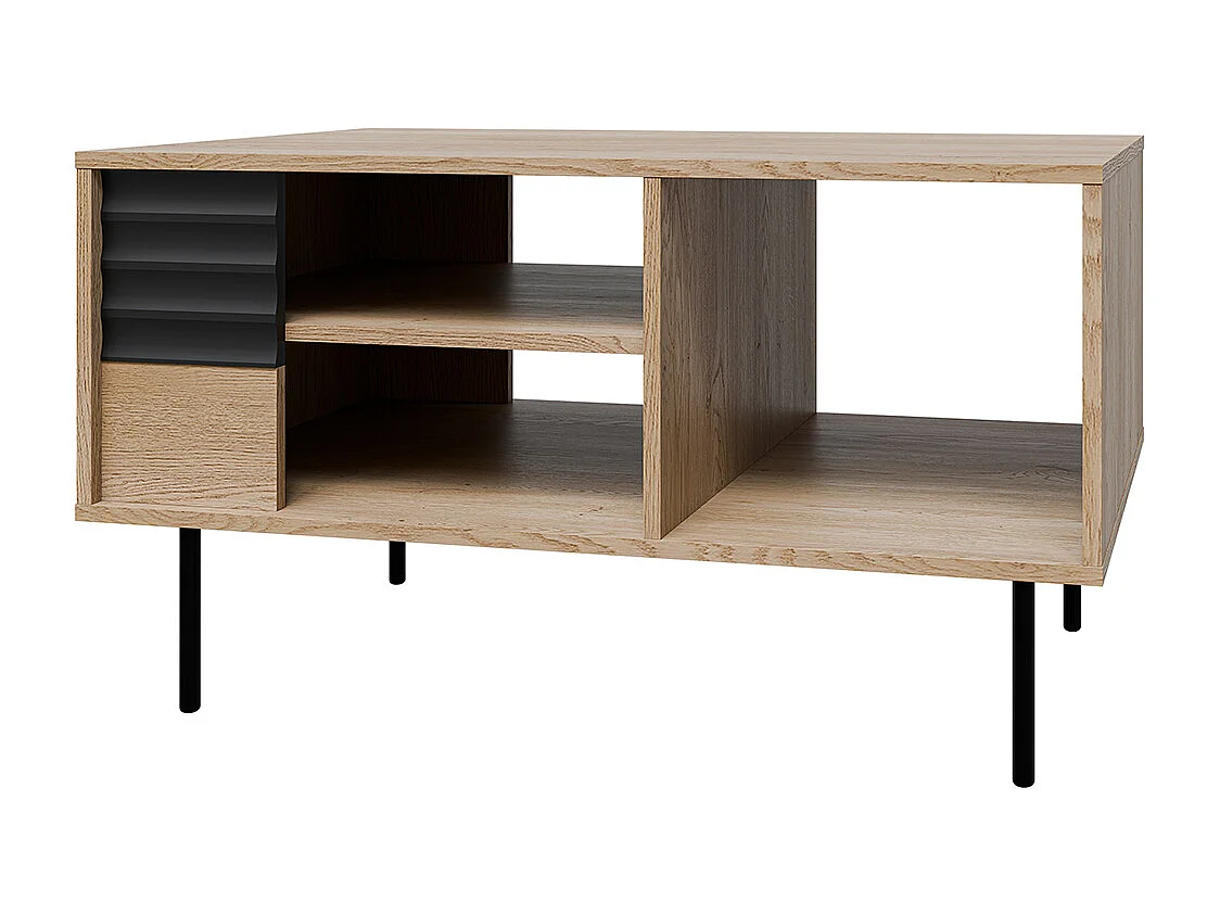 Astra Houten en Zwarte Salontafel