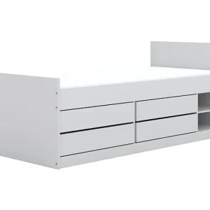 Bed 90×200 inclusief boxspring en laden Kocot Kids Léon Wit Bed 90×200 inclusief boxspring en laden Kocot Kids Léon Wit