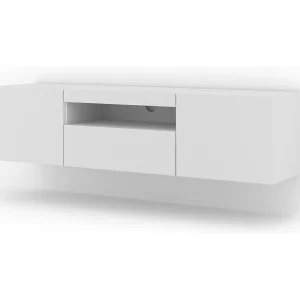 Aurus Wit 3-deurs tv-element voor wandmontage 150 cm Aurus Wit 3-deurs tv-element voor wandmontage 150 cm