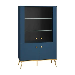 4-deurs commode Thalia Blauw 4-deurs commode Thalia Blauw