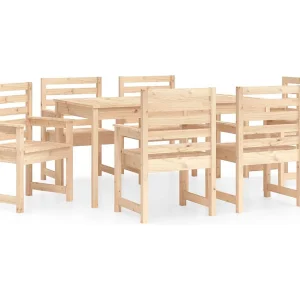 7-delige Tuinset massief grenenhout 7-delige Tuinset massief grenenhout