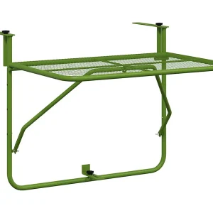 Balkontafel 60×40 cm staal groen