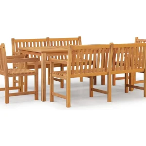 5-delige Tuinset massief teakhout 5-delige Tuinset massief teakhout
