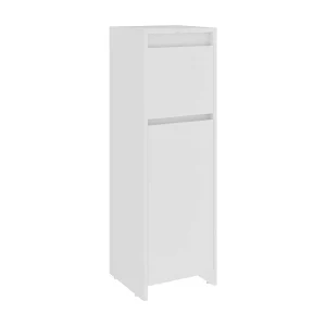 Badkamerkast 30x30x95 cm bewerkt hout wit Badkamerkast 30x30x95 cm bewerkt hout wit