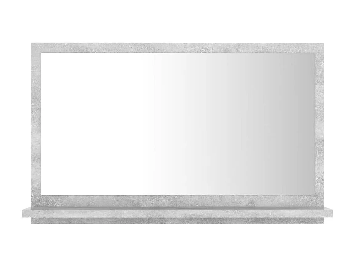 Badkamerspiegel 60x10,5x37 cm spaanplaat betongrijs