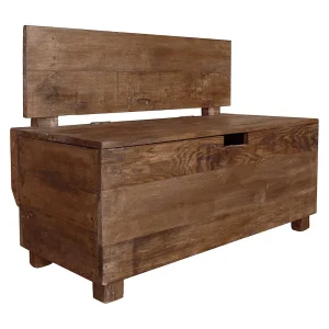 Bank 86x40x60 cm massief mahoniehout Bank 86x40x60 cm massief mahoniehout